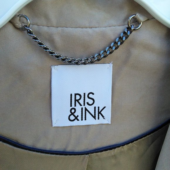 Iris & Ink Adelisa trench coat 8 - Picture 5 of 11